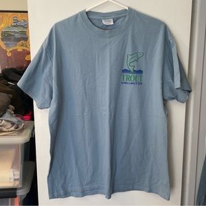 Vintage Trout Unlimited T Shirt
